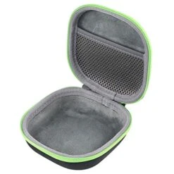 Co2CREA Hard Travel Case Replacement For Leapfrog Rockit Twist Handheld Learning Game (Black Case + Green Zipper) -Play Nest Game 51gRVk6SNxL