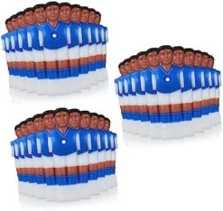 BESPORTBLE 22 Pcs Puppet Mini Toy Tabletop Accessories Mini Dolls Ball Table Football Accessories Foosball Men Table Football Replacement Parts Desk Football Game Desk Football Figures Number -Play Nest Game 51ggAKdpmIL. AC