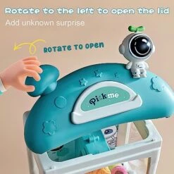 Claw Machine With Lights,Mini Claw Machine Toys,Electric Candy Machine With Toys&Accessories,Arcade Games Machines,Vending Machine,Adjustable Sound And Music,Exciting Play，Birthday Easter Gifts -Play Nest Game 51iThZEeihL