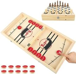 HELLO PAPAYA Fast Sling Puck Shot Game,Wooden Hockey Game Fast Sling Puck Board Game Large Size Foosball Slingshot Game Board Games Fast Sling Puck Game Wooden Hockey Game Foosball 13 HELLO PAPAYA Fast Sling Puck Shot Game,Wooden Hockey Game Fast Sling Puck Board Game Large Size Foosball Slingshot Game Board Games Fast Sling Puck Game Wooden Hockey Game Foosball -Play Nest Game 51ihsbRnGBL. AC