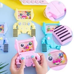Toyvian 8 Pcs Handheld Water Water Ring Toss Toys Handheld Water Ring Game Water Ring Game Handheld Games Robot Shape -Play Nest Game 51j22ry2K8L