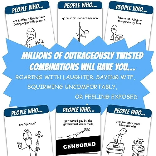 Indie Boards & Cards I Feel Attacked NSFW - Definitely Not Safe For Work! Hilarious Party Game For Adult Board Game Nights - Funny Card Games For Adults 18+, 4 To 10 Players (or More!) 3 Indie Boards & Cards I Feel Attacked NSFW - Definitely Not Safe For Work! Hilarious Party Game For Adult Board Game Nights - Funny Card Games For Adults 18+, 4 To 10 Players (or More!)