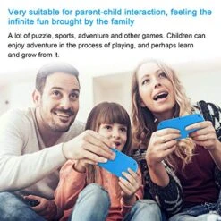 Handheld Game Player For Kids Adults- FAMILY POCKET RS16 Portable Classic Game Controller Built-in 260 Game 2.5 Inch LCD Retro Arcade Video Game System Children's Birthday Gift (RS-16 Blue1) -Play Nest Game 51k6S2SWw7L