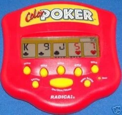 Radica Color Poker Handheld Game(1999 Version, Radica)