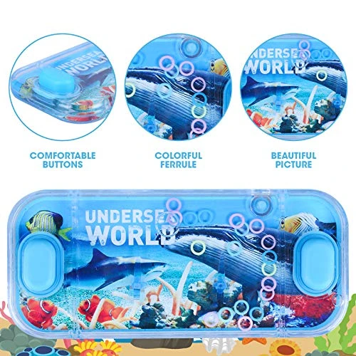 SevenQ Handheld Water Games For Girl, 8 Packs Cute Theme Water Toss Ring Game Aqua Toy Water Ring Game For Kids 8 SevenQ Handheld Water Games For Girl, 8 Packs Cute Theme Water Toss Ring Game Aqua Toy Water Ring Game For Kids - Image 6