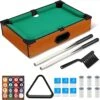 Shappy Mini Pool Table And Billiard Set Small Cats Billiards Game With 16 Balls 2 Billiard Sticks 6 Chalk Cube 6 Pool Cue Tip 1 Brush 1 Triangle Tabletop Portable Billiards For Home Office Desk Games 2 Shappy Mini Pool Table And Billiard Set Small Cats Billiards Game With 16 Balls 2 Billiard Sticks 6 Chalk Cube 6 Pool Cue Tip 1 Brush 1 Triangle Tabletop Portable Billiards For Home Office Desk Games -Play Nest Game 51lwEnAEs0L