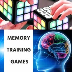 Rechargeable Magic Flashing 7 Activity Fun Cube Electronic Memory Game & Brain Training STEM Educational Cube, Focus & Attention Training, Handheld Game For Kids, Gift Toy For 6- 8 Yrs Boys & Girls 9 Rechargeable Magic Flashing 7 Activity Fun Cube Electronic Memory Game & Brain Training STEM Educational Cube, Focus & Attention Training, Handheld Game For Kids, Gift Toy For 6- 8 Yrs Boys & Girls -Play Nest Game 51nl7lLtW5L