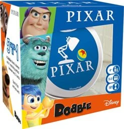 Asmodee | Dobble Pixar | Card Game | Ages 6+ | 2-8 Players | 15 Minutes Playing Time