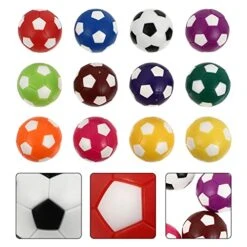 Toyvian Billiards Accessories 12pcs Table Football Balls Table Soccer Balls Foosballs Replacement Balls Party Favors Props Toys For Tabletop Game Halloween Birthday Festival Gaming Desk Accessories -Play Nest Game 51ogjKTHzlL
