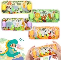 SevenQ Handheld Water Games For Girl, 4 Packs Cute Theme Water Toss Ring Game Aqua Toy Water Ring Game For Kids -Play Nest Game 51orswDrFNL. AC