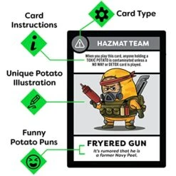 Toxic Potato - The Card Game Of Deadly Decisions...Probably Involving Potatoes - A Fun And Fast Family Card Game For Adults, Teens, And Older Kids -Play Nest Game 51pSVKCQXGL