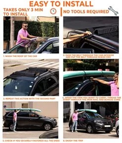 Zone Tech Soft Roof Rack Pads Heavy Duty, Use With Or Without Cross Bar, Non-Slip, Use For Kayak, Surfboard, Canoe, And More (1 Set) 14 Zone Tech Soft Roof Rack Pads Heavy Duty, Use With Or Without Cross Bar, Non-Slip, Use For Kayak, Surfboard, Canoe, And More (1 Set) -Play Nest Game 51qHxNZcHLL