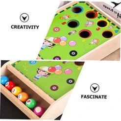 BESPORTBLE 1 Set Table Tennis Kids Motor Skills Cat Pool Table Toy Kids Pool Table Mini Pool For Kids Mini Toys For Girls Travel Toys Table Top Pool Mini Pool Tables Pool Stuff Toy Ball Small -Play Nest Game 51rUcFTy9JL