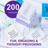 200 Kids Conversation Cards - Helping Kids Have Fun And Meaningful Conversations - Get To Know You Question Cards For Family Game Night Or Road Trip - Children's Therapy Icebreaker Game
