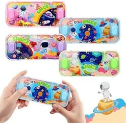 SevenQ Handheld Water Games For Girl, 4 Packs Cute Theme Water Toss Ring Game Aqua Toy Water Ring Game For Kids -Play Nest Game 51tqC6ZomnL. AC