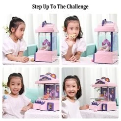 Mini Claw Machine With Lights And Music, Arcade Game And Candy Grabber, Ideal For Use With Small Toys/Candy, Best Gift & Party Game For Kids (Color : 20 Dolls) -Play Nest Game 51tuk1O1anL