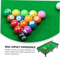 Toyvian 2 Sets Educational Toys Kid Toys Mini Toy Pool Table Small Billiards Billiard Table Child Boy Plastic -Play Nest Game 51ufpOpuySL