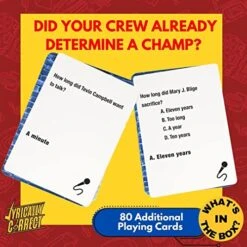 Lyrically Correct 90's Expansion Pack Music Trivia Card Game| Multi-Generational Family Gatherings, Adult Game Night And Fun Trivia 8 Lyrically Correct 90's Expansion Pack Music Trivia Card Game| Multi-Generational Family Gatherings, Adult Game Night And Fun Trivia -Play Nest Game 51uqtdfZuLL