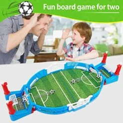 Mini Foosball Games, Interactive Tabletop Football Games, 2-Player Tabletop Soccer Game, Portable Competition Sports Games For Travel, Desktop Sport Board Game For Kids Adults -Play Nest Game 51vBoQ87cHL