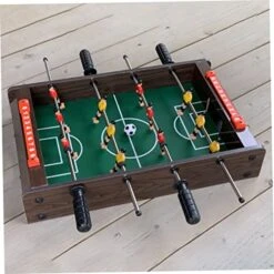 INOOMP Table Football Wooden Toys Educational Toys Desktop Toys Soccer Finger Toy Table Battle Toys Desktop Football Game Football Table Interactive Foosball Game Household Soccer Table -Play Nest Game 51vsrt655dL