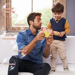 JCKWMFKE 2023 Handheld Game Pop Light Up Games, Push The Game Machine Handheld Game, Sensory Fidget Toys For 8-12, Multiple Game Modes Toys, Quick Response Game Toy For Boys & Girls (Pink) -Play Nest Game 51wALCu9llL