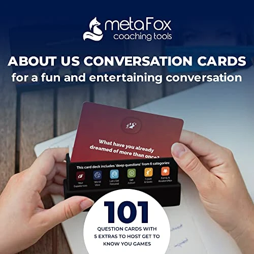 MetaFox About Us Conversation Starters | 101 Getting To Know You Questions | Fun And Deep Conversation Cards Game For Friends, Family, Teammates (English) 4 MetaFox About Us Conversation Starters | 101 Getting To Know You Questions | Fun And Deep Conversation Cards Game For Friends, Family, Teammates (English) - Image 2