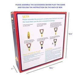 Perfrom Cream Face Game,The Pie Cream Face Toys,Fun Family Board Games For Kids,Whipped Cream(Not Included,Can Use Water Instead) -Play Nest Game 51wcdvbcZ4L