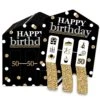 Big Dot Of Happiness Adult 50th Birthday - Gold - Birthday Party Game Pickle Cards - Pull Tabs 3-in-a-Row - Set Of 12 -Play Nest Game 51wuXx7rxFL