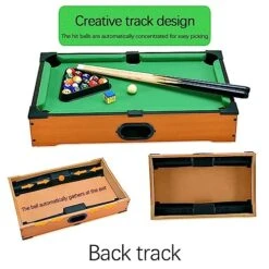 Mini Billiards Table Interactive Cat Toy For Household, Mini Billiards Toys, Pool Table Set, Tabletop Billiards Family Home School Indoor Toy -Play Nest Game 51x67rxK6UL