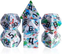 Rainbow Turquoise DND Dice Set Sharp Edge Stone Handmade 7 Accessories Dice For Dungeons And Dragons TTRPG Games Multi-Sided RPG Polyhedral Dice Roleplaying Games Shadowrun Pathfinder MTG 25 Rainbow Turquoise DND Dice Set Sharp Edge Stone Handmade 7 Accessories Dice For Dungeons And Dragons TTRPG Games Multi-Sided RPG Polyhedral Dice Roleplaying Games Shadowrun Pathfinder MTG -Play Nest Game 51xhcLsI6iL. AC