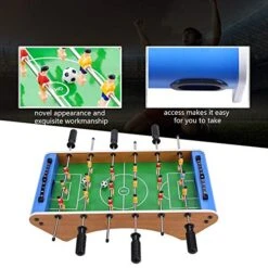 Yencoly Foosball Table, Family Game PP+Wood Material Kids Toy Board Classic Soccer Game Table, Football Kicker For Baby -Play Nest Game 51z1TxpUg7L 1