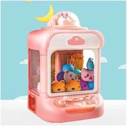 Mini Claw Machine For Kids, With 20 Mini Plush Toys And 10 Gashapons Mini Claw Machine Prizes Adjustable Sounds And Music Vending Machine Toys, Electronic Arcade Claw Game,Blue -Play Nest Game 51z1XatBd6L. AC