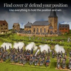 Wargames Delivered Black Powder War - Epic Battles Waterloo Campaign Plancenoit, Revolutionary War Tabletop Toy Soldiers, And Scenery Miniatures For Miniature Wargaming, & War Scenery By Warlord Games -Play Nest Game 61047zxteDL