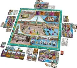 Hamburg Board Game | Queen Games - Stefan Feld City Collection -Play Nest Game 6106BZs6BgL