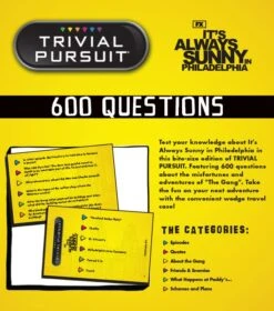 USAopoly Trivial Pursuit: It's Always Sunny In Philadelphia 10 USAopoly Trivial Pursuit: It's Always Sunny In Philadelphia -Play Nest Game 618YCqqtXEL