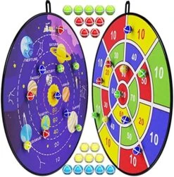 BooTaa 29" Large Dart Board For Kids, Kids Dart Board With Sticky Balls, Boys Toys, Indoor/Sport Outdoor Fun Party Play Game Toys, Birthday Gifts For 3 4 5 6 7 8 9 10 11 12 Year Old Boys Girls -Play Nest Game 61B2Rnj7C6L. AC