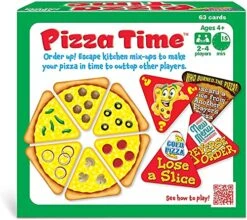 Pizza Time By TREND Enterprises, Inc. - Family-Friendly Card Games -Play Nest Game 61Ir5KTpx8L