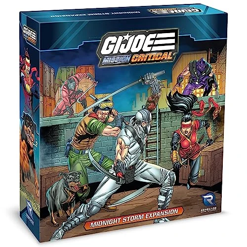 G.I. Joe Mission Critical: Midnight Storm Expansion - RPG Cooperative Miniatures Boardgame, New Heroes, Boss & More, Ages 14+, 2-5 Players 3 G.I. Joe Mission Critical: Midnight Storm Expansion - RPG Cooperative Miniatures Boardgame, New Heroes, Boss & More, Ages 14+, 2-5 Players