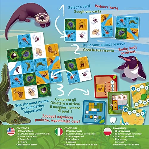 Nimalia Board Game | Animal Themed Strategy Game | Territory Building Game | Fun Family Game For Kids And Adults | Ages 10+ | 2-4 Players | Average Playtime 25-30 Minutes | Made By Lucky Duck Games 5 Nimalia Board Game | Animal Themed Strategy Game | Territory Building Game | Fun Family Game For Kids And Adults | Ages 10+ | 2-4 Players | Average Playtime 25-30 Minutes | Made By Lucky Duck Games - Image 3