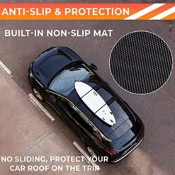 Zone Tech Soft Roof Rack Pads Heavy Duty, Use With Or Without Cross Bar, Non-Slip, Use For Kayak, Surfboard, Canoe, And More (1 Set) 13 Zone Tech Soft Roof Rack Pads Heavy Duty, Use With Or Without Cross Bar, Non-Slip, Use For Kayak, Surfboard, Canoe, And More (1 Set) -Play Nest Game 61l70BIlBNL