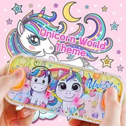 SevenQ Handheld Water Games For Girl, 4 Packs Cute Theme Water Toss Ring Game Aqua Toy Water Ring Game For Kids -Play Nest Game 61rY3t0VFtL