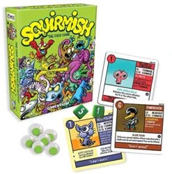 Gamewright Squirmish - The Card Game Of Brawling Beasties Multi-colored, 5"